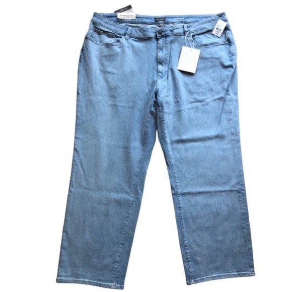 DL 1961 NWT Patti Straight High Rise Vintage Jeans Plus Size W24 - Picture 13 of 13